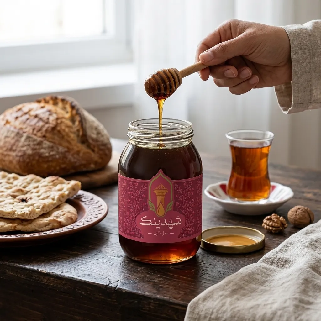 عسل طبیعی گون یک کیلوگرمی شهدینک عسل طبیعی گون یک کیلوگرمی شهدینک - تصویر 2